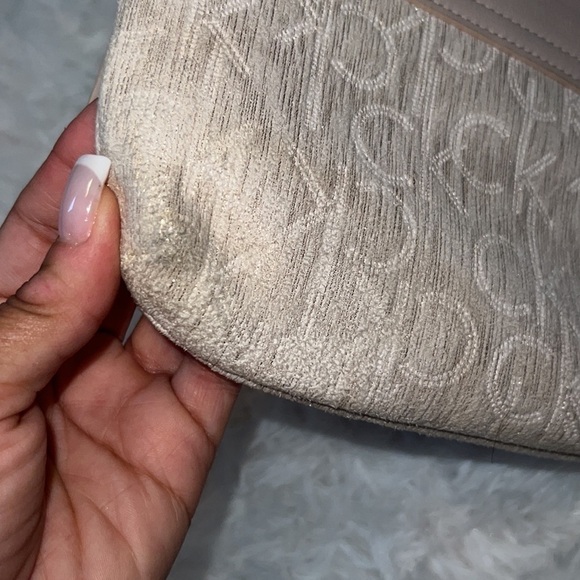 Calvin Klein - small clutch - beige color - Picture 6 of 7